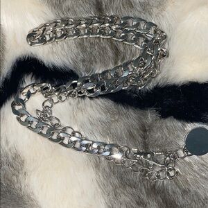 Silver Chain Link Belt